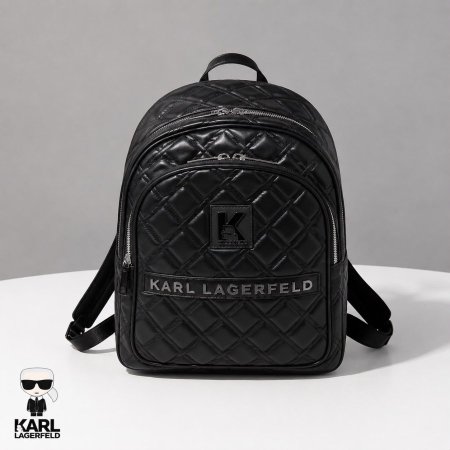 شنتة KARL LEGERFELD جلد أسود شباب وصبايا